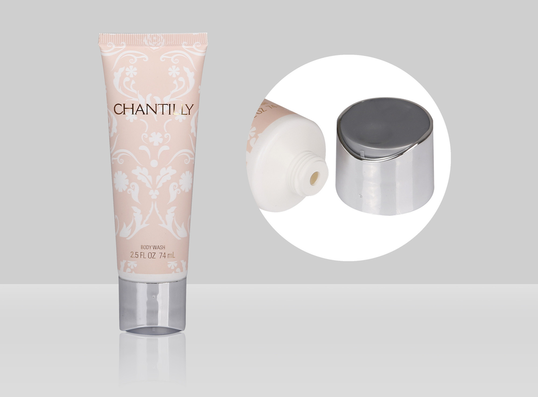 35-110ml D35mm Cosmetic Packing Tube Plastic Facial Cleanser With Press Cap