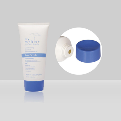 Metropolitana di pulizia di plastica cosmetica vuota dei tubi D45mm 140g/5oz di compressione di abitudine del PE di PCR con il coperchio a vite