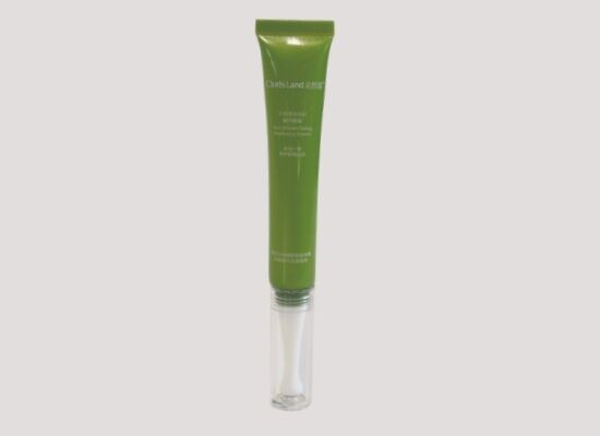 10-25ml D19mm tubo di plastica cosmetica vuota con massaggio sfera in acciaio inossidabile per crema per gli occhi