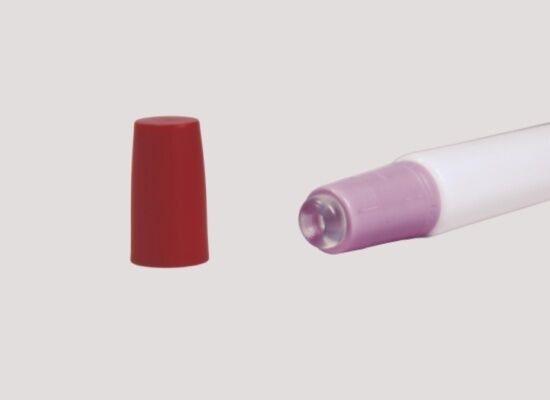 D19mm 10-25ml Tubo di spremitura in silicone morbido personalizzabile per balsamo per labbra e prodotti cosmetici